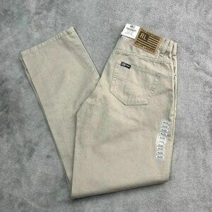 Polo Jeans Co Pants Womens Size 4x31 Ralph Lauren Beige 5 Pocket Jean Straight